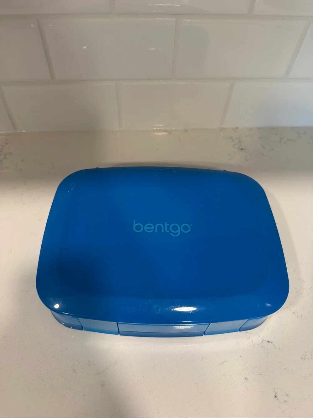 Blue Divided Bentgo Lunchbox with Secure Latches